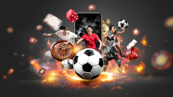 4777BET Mobile App — Your complete hub for casino and sports A man focused on his laptop with live stats in the background, highlighting the dedicated sports and gaming features of the 4777BET mobile app.